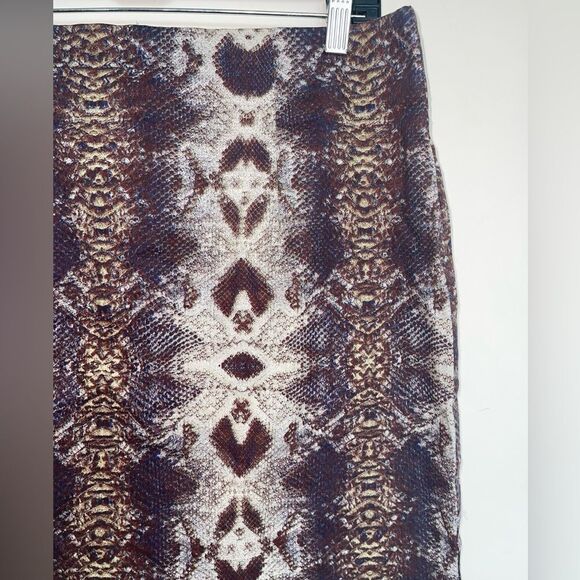 W118 By Walter Baker Women’s Snakeskin Print Pencil Skirt Size Large - Picture 2 of 7